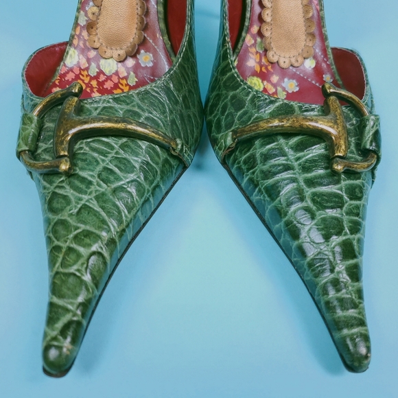 SOLD Luichiny croc heels - Picture 11 of 13